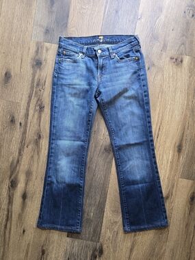 7 For All Mankind Classic Women's Mid-Blue Bootcut Jeans